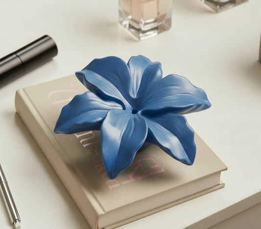 Porta incienso Lirio azul