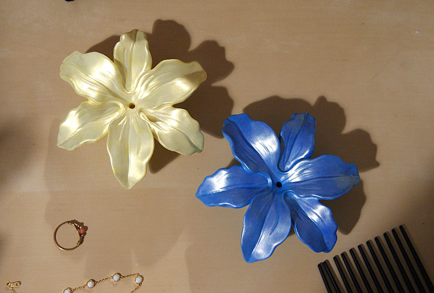 Porte-encens Lys jaune